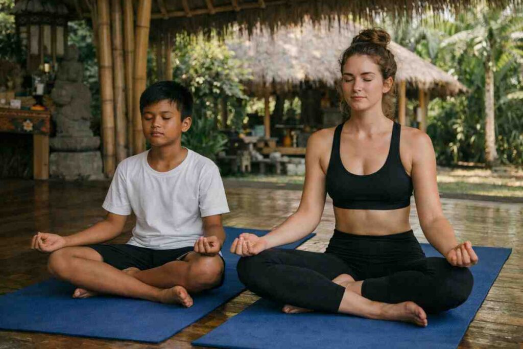 yoga teacher train in bali with ymb yoga school in bali with yoga alliance certification
