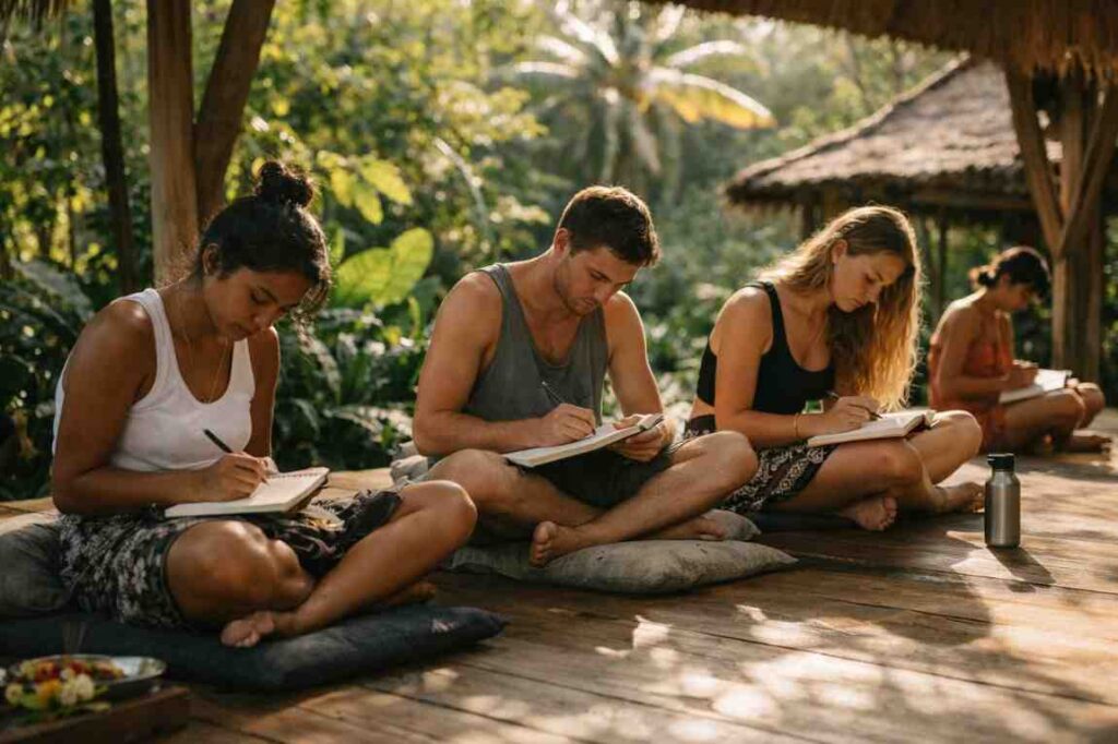 yoga teacher train in bali with ymb yoga school in bali with yoga alliance certification