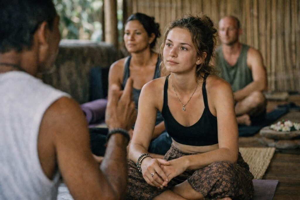 yoga teacher train in bali with ymb yoga school in bali with yoga alliance certification