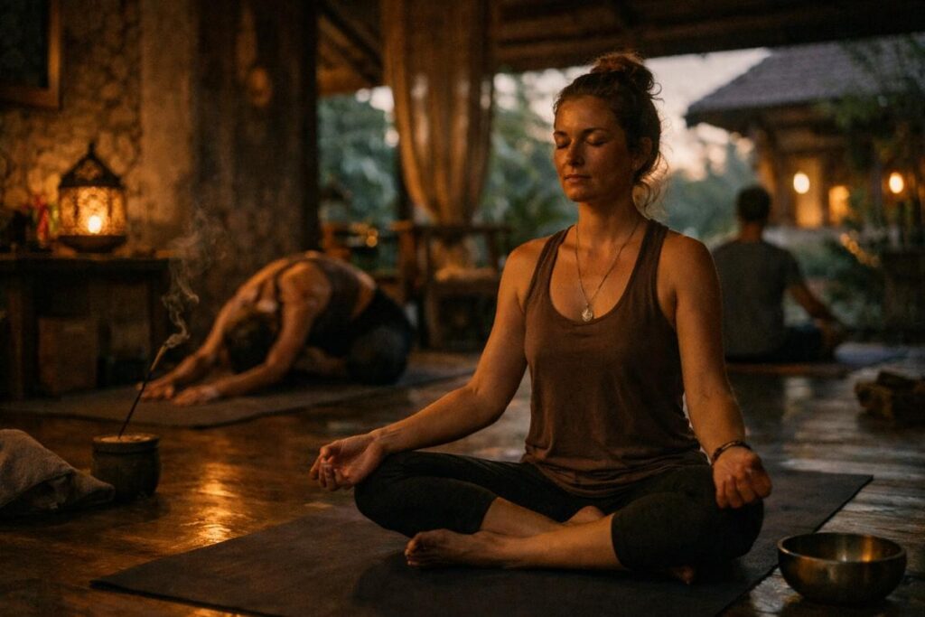 yoga teacher train in bali with ymb yoga school in bali with yoga alliance certification