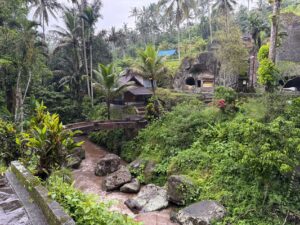 Serene yoga retreat setting in Ubud, Bali